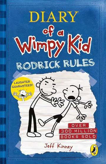 Diary of a Wimpy Kid: Rodrick Rules (Book 2) by Jeff Kinney book cover