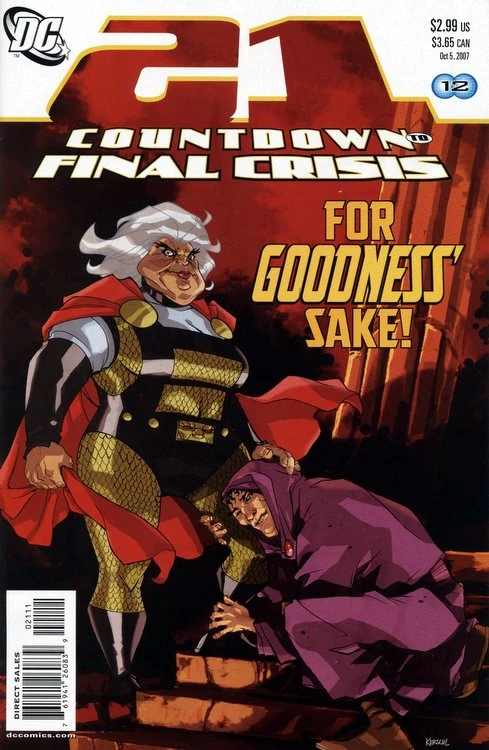 DC Comic 21 Countdown Final Crisis For Goodness Sakes book cover