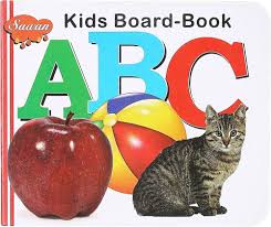 Kids Board Book ABC by Manoj Publications book cover