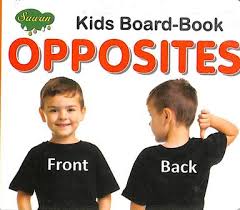 Kids Board-Book Opposites by Manoj Publications book cover