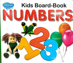 Kids Board-Book Numbers by Manoj Publications book cover