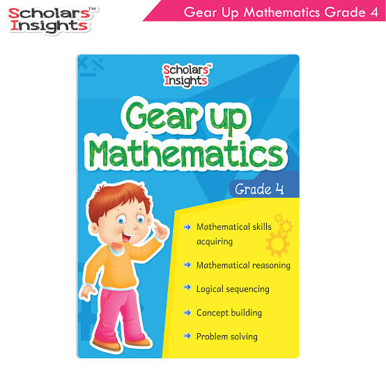 GearUp Mathematics (Grade 4) by Scholars Insights book cover