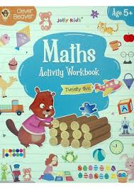 Jolly Kids Maths Activity Workbook Age 5+ by Sheth Publishing House book cover