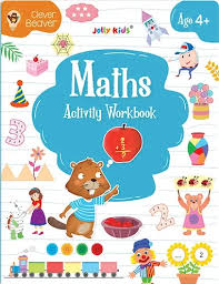 Jolly Kids Maths Activity Workbook Age 4+ by Sheth Publishing House book cover
