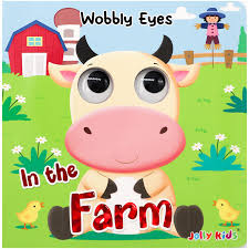 Wobbly Eyes In The Farm by Jolly Kids book cover