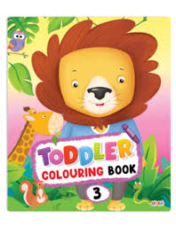 Toddler Colouring Book 3 by Jolly Kids book cover