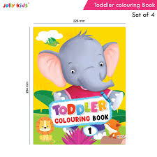 Toddler Colouring Book 1 by Jolly Kids book cover