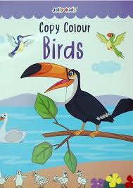 Copy Colour Birds by Jolly Kids book cover