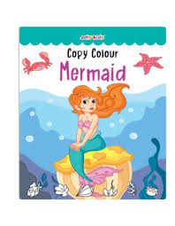 Copy Colour Mermaid by Jolly Kids book cover