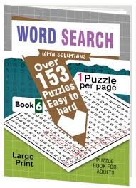 Word Search With Solutions: 150+ Puzzles For Adults (Book 6) by Mamta Garg book cover