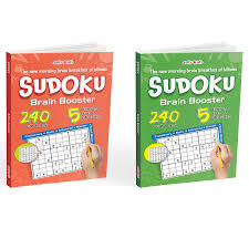 Jolly Kids Sudoku Brain Booster (Red) by Jolly Kids book cover