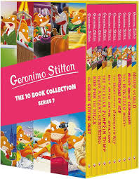Geronimo Stilton Series 7 - 10 Book Box Set by Geronimo Stilton book cover