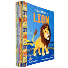 African Stories Children Collection: 10 Books Set (Once Upon a Zebra, Rhino, Leopard, Hyena, Hippo, Giraffe, Elephant, Chameleon, Buffalo, Lion) by Ken Wilson-Max book cover